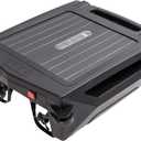 Solar Rechargeable Dual-Mode Pool Clening Robot, Cordless Robt Pool Cleaner, Solar Automatic Robot Pool Skimmer,Pool Vacum for Above Ground Pool (Black)