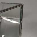 uxcell Glass Card Box Wedding Card Box with Lock for Wedding Reception, 8.85x5.9x7.6 Inches Envelope Card Holder for Reception, Graduation, Silver