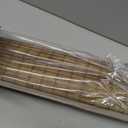 UNISHADES Cordless Bamboo Roman Shades for Windows, Blinds Size (32.5" W 64" H) Colour (Highfield Teak)