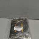 Happy New Year Set Black Banner with Gold Black Paper Flag Bunting Swirl Streamers & Pom Poms for Happy New Year Party Decorations