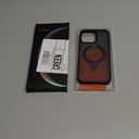 TORRAS Magnetic Ostand for iPhone 15 Pro Max Case, Military Grade Drop Tested, Compatible with MagSafe, Built in Kickstand, Translucent Slim Back Soft Edge 6.7 inch 2023, Frost Black