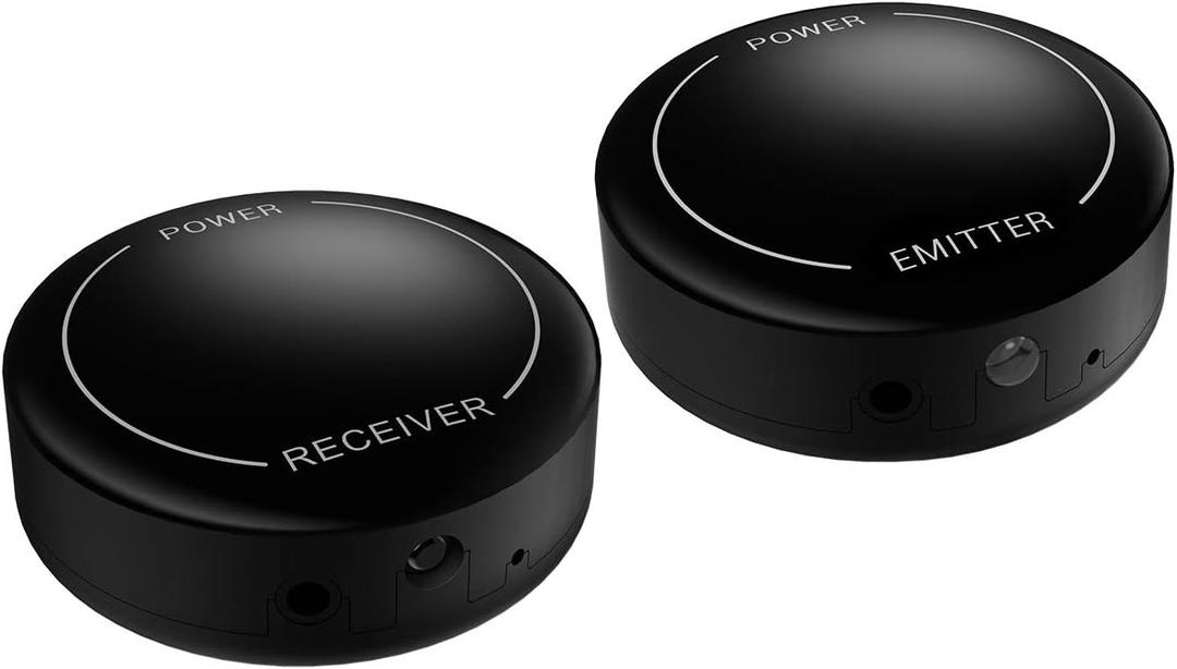 Fourair Infrared Wireless IR Repeater Long Range 500 Feet and IR Remote Control Extender Repeater Kit Infrared IR Extender for Expansion (IR Emitter and Receiver)