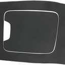 LIUHONGGANghc Silicone Center Console Panel Cover Trim Compatible with Mercedes Benz C Class W206 C200L C260L C300L Interior Accessories(Black)