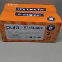 Pura Hypoallergenic Diapers, Size 2 (7-13 lbs) Totally Chlorine Free, Wetness Indicator, Suitable for Sensitive Skin, Soft Organic Cotton, Overnight, 3 Packs of 29 (87 Baby Diapers)