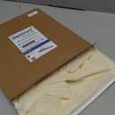 Simplebrand Cream Sheer Curtains 63 Inch Length 2 Panels, Rod Pocket Solid Color Window Sheer Curtain Panels, Elegant Curtains & Drapes for Living Room, Bedroom 2 Panels (Cream, 42" W x 63" L)