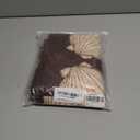 TERIVEEK Women Strapless Tube Mini Dress Summer Casual Boho Floral Print Sleeveless Backless Going Out Beach Short Dress, M, Brown Shell Print