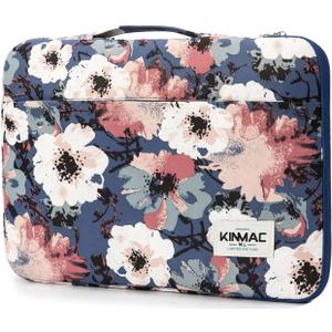 Kinmac 360 Protective Laptop Sleeve Case Bag Cover with Handle for MacBook Pro 16 inch,16 inch HP,Lenovo,Dell,ASUS,Acer Ultrabook and Business Laptop (Camellia)