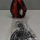 1500W Cordless Iron for Clothes, Wireless Steam Iron with Rapid Heating & Auto Shut Off, for Effective Wrinkle Removal (Red)