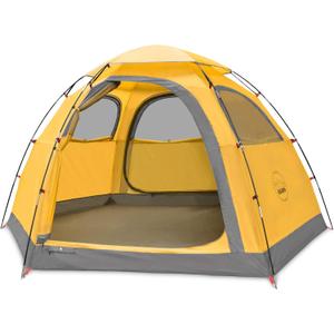 KAZOO Outdoor Camping Tent 4 Person Waterproof Camping Tents Easy Setup Four Man Tent Sun Shade 4 People, 102 inches 102 inches 65"