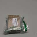 1" Swivel Stem Threaded Casters, TPR Mute Caster Wheel M8X15 Stem Threaded Mini Casters Without Brake-Brown