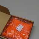 Silicone Grill Mat Compatible with Blackstone, BBQ Griddle Tools Mat with Drip Pad, Spatula Mat for Outdoor Kitchen Counter, Gifts for Men (Orange)