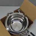 Double Boiler Pot Set,1200ML Double Boiler for Chocolate Melting, 2800ML 304 Stainless Steel Pot With Silicone Spatula for Melting Chocolate, Candy, Candle, Soap, Wax