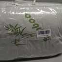 Ultra Soft Queen Size Mattress Topper - Viscose Made from Bamboo Pillow Top Mattress Pad for Back Pain Relief - Naturally Cooling for Hot Sleepers, Green