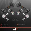 A-Premium 6Pcs Front Suspension Kit, Sway Bar Link, Upper & Lower Ball Joint, Compatible with Jeep Wrangler 2007-2017, Wrangler JK 2018