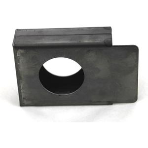 Gate Lockbox Single Hole Weldable Steel 3 1/2" x 4 1/4" x 1 1/2" Unpainted