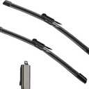2 Factory Wiper Blades Replacement for Avalanche Silverado Suburban Sierra Yukon Escalade EXT ESV SLK SLC - Original Equipment Windshield Wiper Blades Set - 22"+22" (Set of 2) Pinch Tab