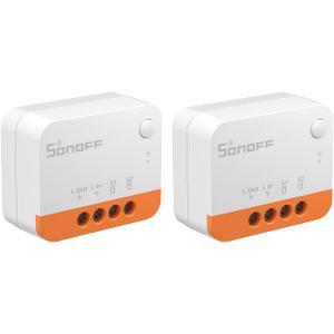 SONOFF Zigbee Smart Light Switch, No Neutral, Hub Required, 2-Way Interruptor Inteligente, Voice Control with Alexa, Google Home and SmartThings, ZBMINIL2 2 Pack