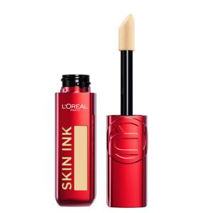 L'Oreal Paris Infallible Skin Ink 2-in-1 Foundation Concealer Hybrid Face Makeup, up to 48HR Transfer-Resistant with Buildable Light to Full Coverage, 130 Medium Cool