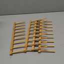 NOVAYEAH 2 Pack Bamboo Wooden Dish Rack-Plate Pot Lid Cutting Board Organizer Holder Rack for Cabinet-Kitchen Cabinet Organizer for Dish, Pots, Lids, Bowls, Bottles, Books, and Puzzle