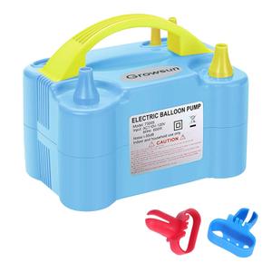 Growsun Electric Air Balloon Pump 110V 600W Balloon Blower Pump Wreath Belt for Party Decoration Blue