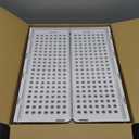 SNSLXH 5 Pack Stackable Closet Storage Basket, Multifunctional & Foldable Closet Organizer for Bathroom Kitchen Laundry Room Wardrobe Storage, Space-Saving Clothes Storage Drawer Organizer, White