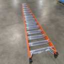 Louisville Ladder 14-Foot Fiberglass Twin Front Step Ladder, 375-Pound Load Capacity, Type IAA, FM1414HD