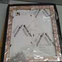 Handicrafts Home Mother of Pearl Picture Frame 8x10, Decorative Photo Frame for Tabletop or Wall, Handmade Shell Mosaic Frame, Modern Home Decor, Gift Picture Frame, Pink