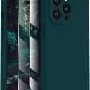 FireNova Designed for iPhone 14 Pro Case, Silicone Upgraded [Camera Protection] Phone Case, Soft Anti-Scratch Microfiber Lining Inside, 6.1 inch, Teal