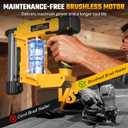 Brad Nailer for Dw 20V Battery,2 in 1 Nail Gun & Staple Gun with 1000 Nails &1000 Staples,18 Gauge Nail Gun for Wood CarpentryBattery Not Included