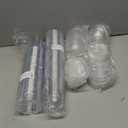 Homestockplus 15 oz Clear Plastic Cups with Lids (100 Pack)  Strawless Sip Lids, LeakProof & BPAFree Iced Coffee Cups  Disposable Cold Drink Cups for Smoothies, Milkshake, Parties, Events