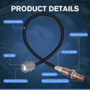 1PCS 234-4368 Oxygen O2 Sensor Downstream Compatible with for Honda Odyssey 2005-2010 3.5L, for Honda Ridgeline Pilot 3.5L 2005-2008