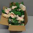 10PCS Fake Rose Garland, 7.5Ft Artificial Vines Flowers Hanging Rose Vine For Table Wedding Backdrop Arch Wall Party Mantle Festival Decor (Champagne)