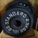 Cast Iron Olympic Weight Plates – Free Weights with 2-inch Hole & Anti-Rust Hammertone Finish - Ideal for Strength Training, Crossfit Equipment & Home Gym Set – Sold in Pairs - 3 Pack-10Lb