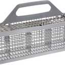 UPGRADED Lifetime Appliance WD28X10128 Silverware Basket Compatible with General Electric (GE) Dishwasher