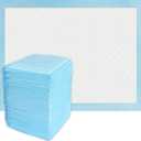 50 Count Super Absorbency Disposable Underpads, Leakproof Quick Drying Disposable Pads for Baby, Puppy and Adults, Disposable Changing Pads for Baby, Disposable Diaper Changing Pads, 17 x 13, Blue