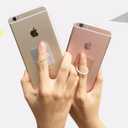 Phone Ring Holder Stand, Cell Phone Grip Mount, 360 Degree Rotation (Golden)