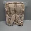 LOVEVOOK 40L Travel Backpack for Women & Men, Airline Approved Carry On Luggage with 3 Packing Cubes, TSA Overnight Bags, Waterproof Personal Item Bag, Weekender Essentials Backpacks fits 17" Laptop (Light Khaki-beige-coffee)