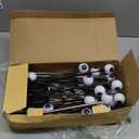 6 Pack Solar Eyeball Lights for Halloween Decorations Outdoor, 36 LED Green Eyeball Solar Halloween Lights, Waterproof Swaying Firefly Lights with 2 Modes for Pathway Patio Yard Lawn Garden Decor