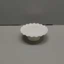 Small Cake Stand for Cupcakes, Donuts, 8 Inch Porcelain Cake Stand for Dessert Table, Vintage Cupcake Platter for Tea Party Decorations, Mini Dessert Display Stand - for 6" Cakes