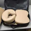 Luxurious 3 in 1 Multipurpose Massage Face Cradle & Cushion for Home Mattress, SPA Table & Desktop, Foldable Adjustable Massage Table Head Rest Face Down Pillow for Bed at Home, Office Siesta Artifact