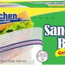 Sandwich Zip & Lock Bags, Case of 1200 (24 packs x 50)