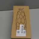 9 Inch White Ceramic vase, Geometric Simplicity Modern Decoration Matte Texture Rural Style Pampas Grass Creative vase, Wedding, Party, Dining Room Family DecorationWhite-01