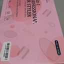 Brightup 5 in 1 Air Styler, 1400W High Speed Hair Dryer Brush, Professional Automatic Hair Curler with Cool Shot Button, 800 Million Ionic, No Heat Damage, with Travel Bag