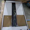 VASAGLE Electric Standing Desk with Drawers, 55.1 x 23.6 Inches, Sit Stand Desk with Power Outlet and LED Lights, Adjustable Height, Storage Shelf, 3 Memory Buttons, for Home Office, Ink Black