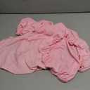 Deisy Dee 4PCS Round Bar Stool Seat Covers Stretch Round Chair Covers for 13-16 Inch Stool Chair (Pink)