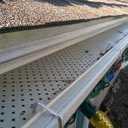 2 x 50 Count | for gutters with Perforated or mesh Gutter Guard | Clips | Hangers | to Hang Christmas Lights on gutters with Gutter Guard in Place | Clip | Made in USA