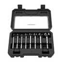 8 Piece Forstner Bit Set, Made of Alloy Steel, Forstner Bits for Woodworking, Auger Opener Round Shank Drilling Cutting Tool for Hardwood, Softwood, Plastic, Plywood with Storage Case