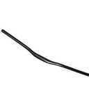 Schrodinger15 20079 Bicycle Cycle Cycling BMX Road Long Steel Alloy Handlebar Handle Bar Dia. 31.8mm x 22mm x 600mm(length) Black Powder Coated