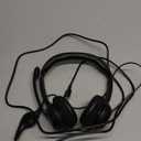 Logitech H390 Wired Headset for PC/Laptop, Stereo Headphones with Noise Cancelling Microphone, USB-A, in-Line Controls, Works with Chromebook - Black