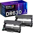 E-Z Ink Compatible Drum Unit (Not Toner) Replacement for Brother DR630 DR 630 to Compatible with DCP-L2520DW DCP-L2540DW HL-L2300D HL-L2305W HL-L2320D HL-L2340DW HL-L2380DW HL-L2680W (2 Pack)